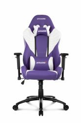 AKRacing SX PC-Gamingstuhl Gepolsterter, ausgestopfter Sitz Violett, Weiß (CORE SX LAVENDER - )