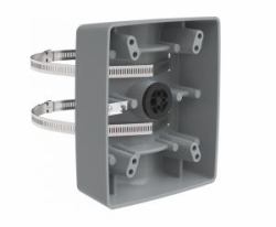 Axis T91B57 Montage (T91B57 POLE MOUNT GREY - T91B57, Mount, Universal, - Grey, Axis, Stainless steel, 1 pc[s] - Warranty: 60M)