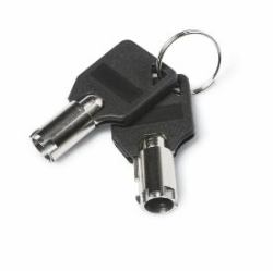 Dicota D31701 Kabelschlosszubehör Schlüssel Schwarz (MASTERKEY FOR SECUR CABLE LOCK - 3 EXCHANG HEADS FITS ALL SLOTS)