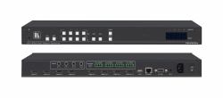 Kramer Electronics VS-44H2A AV-Matrix-Umschalter (VS-44H2A - 4x4 4K HDR HDMI 2.0 HDCP 2.2 Matrix Switcher with Audio De&ndash;embedding)