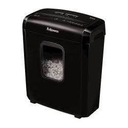 Fellowes Powershred 6M Aktenvernichter Mikrogeschnittene Zerkleinerung Schwarz (Powershred 6M Paper Shredder - Micro-Cut Shredding Black - Warranty: 12M)