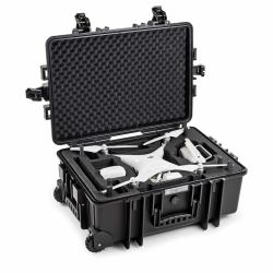 B&W Cases 6700/B/DJI4P Hülle für Kameradrohnen Hard-Case Schwarz (B&W International type 6700 Storage Case [Case] for Drone, Accessories, Monitor, Remote Control, Battery)