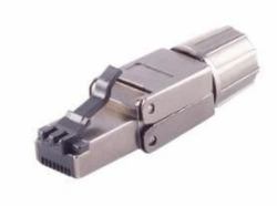 Microconnect KON522TL Drahtverbinder RJ45 Silber (Tool-free RJ45 CAT6 connector - CAT 6 STP[shielded] - For stranded and solid inner conductor [AWG 22 to 24] - Warranty: 300M)