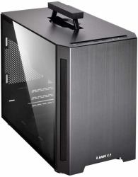 Lian Li TU150WX computer case Black (Lian Li PC-TU150WX Aluminium Mini-ITX Case - Black Window)