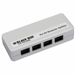 Black Box FM810-R2 Netzwerksplitter Weiß (RJ45 MODULAR SPLITTER SHIELDED - FM810-R2, White - Warranty: 1188M)