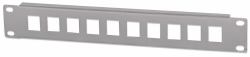 Intellinet 10-Port Patchpanel, unbestückt, 10", 1 HE, grau (10" Blank Patch Panel - Warranty: 12M)