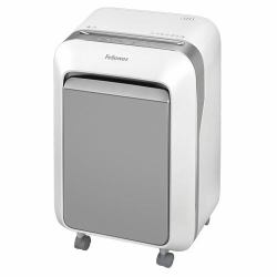 Fellowes LX Series Powershred LX21 Aktenvernichter Mikrogeschnittene Zerkleinerung Grau, Weiß (Powershred LX211 White Shredder [Micro Cut] 230v EU/UK)