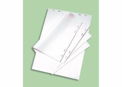 Nobo FLIPCHART PAD PLAIN B1 (Nobo 34631170 40 Page 580x480mm Plain Flipchart Pad - Pack of 5)