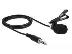 DeLOCK 66279 microphone Black Clip-on microphone (Delock Tie Lavalier Microphone Omnidir)