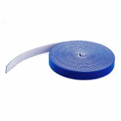 StarTech.com 30,5 m Klettbandrolle - Wiederverwendbare Zuschneidbare Klettkabelbinder - Industrielle Klettverschluss Rolle / Klettband Rolle - Klettbänder für Kabelmanagement - Blau (100FT. HOOK ...