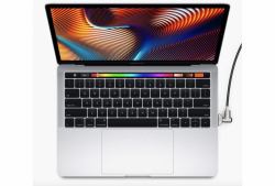 Compulocks MBPR16LDG01KL Kabelschlosszubehör Schwarz, Silber 1 Stück[e] (Ledge Sec. Lock with key lock - The Ledge Security Lock Slot - Adapter with Keyed lock for Macbook Pro 16 - Warranty: 24M)