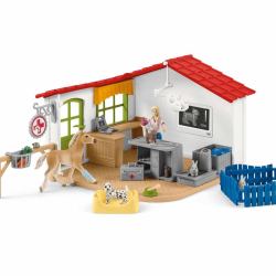 schleich 42502 Spielzeug-Set (Schleich Farm World - Veterinarian Pra)