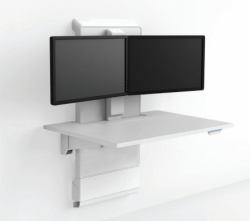 Ergotron JWW-61100-A-898 Computermöbelteil (JUV, WS Wall Mount, 61x100x2 [cm], 2mm ABS, LBR)