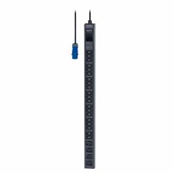 APC Easy Rack PDU, Basic, 0U, 1 Phase, 3.7kW, 230V, 16A, 20 x C13 and 4 x C19 outlets, IEC60309 2P+E inlet (EASY PDU BASIC ZEROU 16A 230V - [20]C13 AND [4]C19 IEC309)
