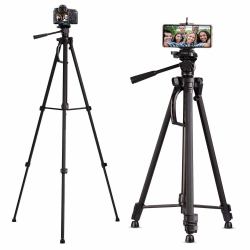 CoreParts MOBX-ACC-007 Stativ (Tripod Stand 40cm-120cm, Fit - For 4-7" Phones Compatible - with 4-7" Phone & all Cameras Multi-Direction with Adjustable Height: - Warranty: 12M)