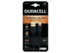 Duracell USB7022A Lightning-Kabel Schwarz (Duracell 2M USB-A to Lightning Braided)