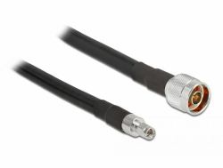 DeLOCK Antennenkabel N Stecker > RP-SMA Stecker CFD400 LLC400 10 m low loss (Delock - Antennenkabel - N-Anschluss [S] zu RP-SMA [S] - 10 m - Koax - CFD-400 - Schwarz)