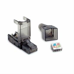 VALUE 26.99.0372 connecteur de fils RJ45 Noir, Transparent (Wire Connector Rj45 Black, - Transparent - Warranty: 12M)