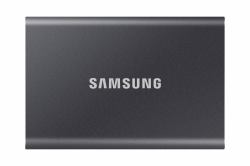 Samsung Portable SSD T7 1 TB USB Typ-C 3.2 Gen 2 [3.1 Gen 2] Grau (Portable SSD T7 1000 GB Grey - Samsung Portable SSD T7, 1000 - GB, USB Type-C, 3.2 Gen 2 [3.1 Gen 2], 1050 MB/s, Password protecti...