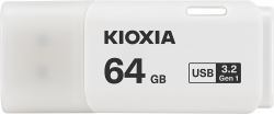 Kioxia TransMemory U301 USB-Stick 64 GB USB Typ-A 3.2 Gen 1 [3.1 Gen 1] Weiß (Kioxia 64GB TransMemory U301 USB3 White)