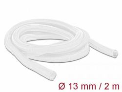 DeLOCK 20698 Kabelmuffe Weiß (Delock Braided Sleeving self-closing -)