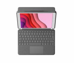 Logitech 920-009627 Tastatur für Mobilgeräte QWERTY Spanisch Smart Connector Graphit (Logitech Combo Touch - Tastatur und FoliohÃ¼lle - mit Trackpad - hintergrundbeleuchtet - Apple Smart connec...