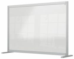 Nobo 1915490 Magnettafel Grau, Transparent (Nobo 1915490 Premium Plus Desk Divider 1400x1000mm Acrylic)