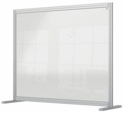 Nobo 1915491 Magnettafel Grau, Transparent (Nobo 1915491 Premium Plus Desk Divider 1200x1000mm Acrylic)