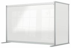Nobo 1915495 Magnettafel Grau, Transparent (Nobo 1915495 Premium Plus Desk Divider Extender 1400x1000mm Acrylic)
