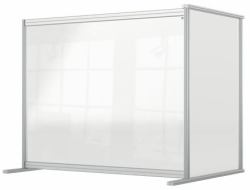 Nobo 1915496 Magnettafel Grau, Transparent (Nobo 1915496 Premium Plus Desk Divider Extender 1200x1000mm Acrylic)