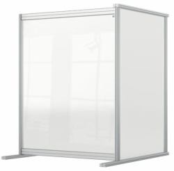 Nobo 1915497 Magnettafel Grau, Transparent (Nobo 1915497 Premium Plus Desk Divider Extender 800x1000mm Acrylic)