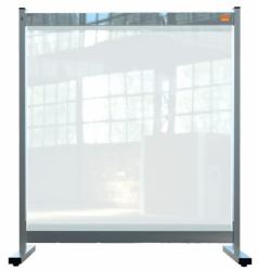 Nobo 1915547 Magnettafel Grau, Transparent (Nobo 1915547 Premium Plus Clear PVC Protective Desk Divider Screen 700x860mm)