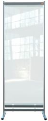 Nobo 1915552 Magnettafel Grau, Durchscheinend (Nobo 1915552 Premium Plus Clear PVC Free Standing Protective Room Divider Screen 780x2060mm)