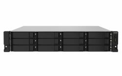 QNAP TS-1232PXU-RP NAS Rack [2U] Annapurna Labs AL324 4 GB DDR4 0 TB QNAP QTS Schwarz (TS-1232PXU-RP-4G 2U12BAY 1.7GHZ - QC 2X10GBE SFP+ 2X2.5 GBE RPS)