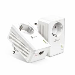 TP-Link AV1000-Gigabit-Powerline-Adapter KIT mit Steckdose (TP-Link TL-PA7017P V4 - Powerline-Adapter 1GbE, HomePlug AV [HPAV], HomePlug AV [HPAV] 2.0, IEEE 1901 - an Wandsteckdose anschlieÃbar)