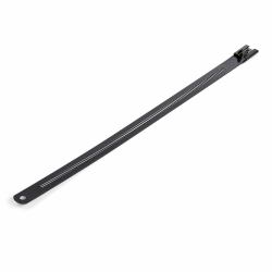 StarTech.com Metall-Kabelbinder 225x7 mm, nylonbeschichteter 316er Edelstahl, selbstsichernde metalldetektierbare Kabelbinder, 45 kg Zugfestigkeit, 50 Stück (METAL CABLE TIE - 50 PACK)