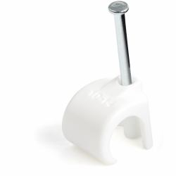 StarTech.com CBMNMCC4 Kabelklammer Weiß 100 Stück[e] (100 PACK OF NAIL MOUNTED CABLE - CLIP EXTRA LARGE)
