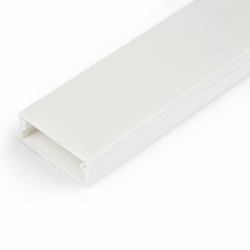StarTech.com Canaleta Sólida de Gestón de Cableado con Cinta Adhesiva y Tapa, 32 mm An x 11 mm Al - 1 m Lar, Cubierta de PVC o Conducto de Pared para Cables de Red o Alimentación - Para un Máxi...