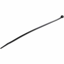 StarTech.com Kabelbinder 250x4 mm - Selbstsichernde Nylon-Kabelbinder mit Gebogener Spitze, Bündeldurchmesser bis zum 68 mm , 22 kg Zugfestigkeit, 94V-2/UL, 1000 Stück - Schwarz (1000 PACK 10 CAB...