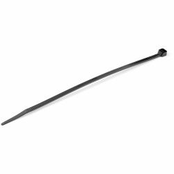 StarTech.com Kabelbinder - 203x4 mm, selbstsichernde Nylon-Kabelbinder mit gebogener Spitze, 22 kg Zugfestigkeit, 94V-2/UL, schwarz, 100 Stück (100 PACK 8 CABLE TIES -BLACK - NYLON ZIP TIE WRAPS U...