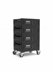 Port Designs 901975 portable device management cart& cabinet Armadio per la gestione dei dispositivi portatili Nero (Port Designs 901975 portable device management cart/cabinet. Black)
