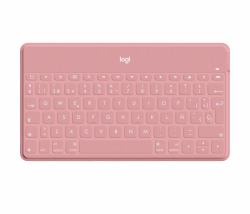 Logitech 920-010043 Tastatur für Mobilgeräte QWERTY Spanisch Bluetooth Weiß (Logitech Keys-To-Go - Tastatur - kabellos - Bluetooth - QWERTY - Spanisch - Blush Pink - fÃ¼r Apple iPad/iPhone/TV)