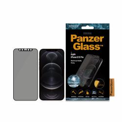 PanzerGlass ® Privacy Displayschutzglas iPhone 12 | 12 Pro | Edge-to-Edge (PanzerGlass Original - skÃ¦rmbeskytter)