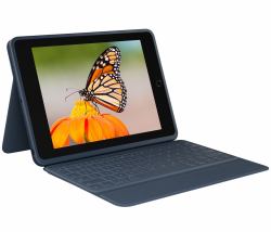 Logitech Rugged Combo 3 Keyboard Case for iPad [7th, 8th, & 9th generation] (RUGGED COMBO 3 CLASSIC BLUE - PAN WW)