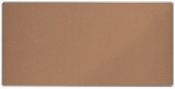 Nobo Premium Plus Pinnwand Drinnen Braun Aluminium (Nobo 1915186 Premium Plus Cork Notice Board 2400x1200mm)