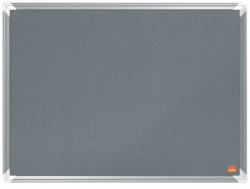 Nobo 1915194 Pinnwand Grau Aluminium (Nobo 1915194 Premium Plus Grey Felt Notice Board 600x450mm)