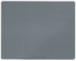 Nobo 1915198 Pinnwand Grau Aluminium (Nobo 1915198 Premium Plus Grey Felt Notice Board 1500x1200mm)