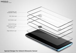 kapsolo Tempered GLASS Screen Protection, curved, Ultimate, Microbial samsung galaxy note20 ultra...