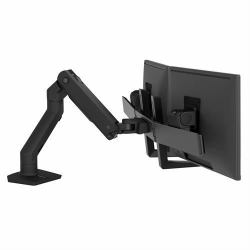 Ergotron HX Series 45-476-224 Flachbildschirm-Tischhalterung 81,3 cm [32"] Tisch/Bank Schwarz (HX DESK DUAL MONITOR ARM MBK)