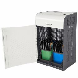 LocknCharge Carrier 10 Portable device management cabinet Blue, Green, Grey, White (Carrier 10 Charging Station - UK)